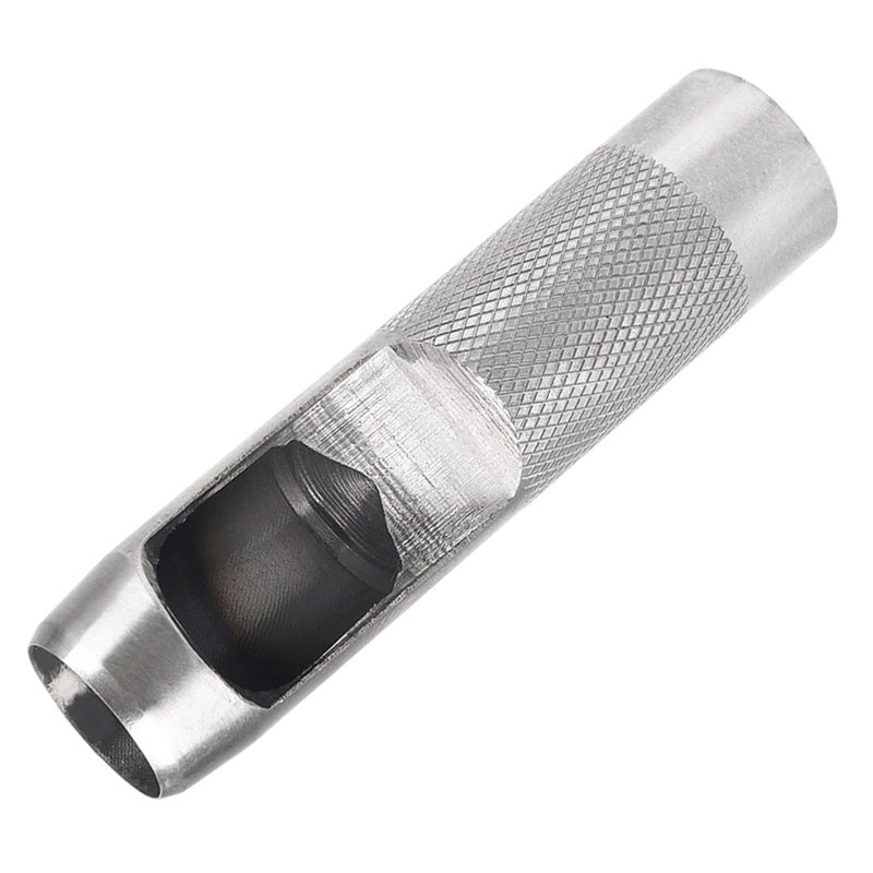 Utoolmart 22mm/0.87" Round Hollow Punch Leather Craft Punch Tool, Round Carbon Steel Leather Craft Hollow Hole Punch Cutter, 1 Pcs - Image 1